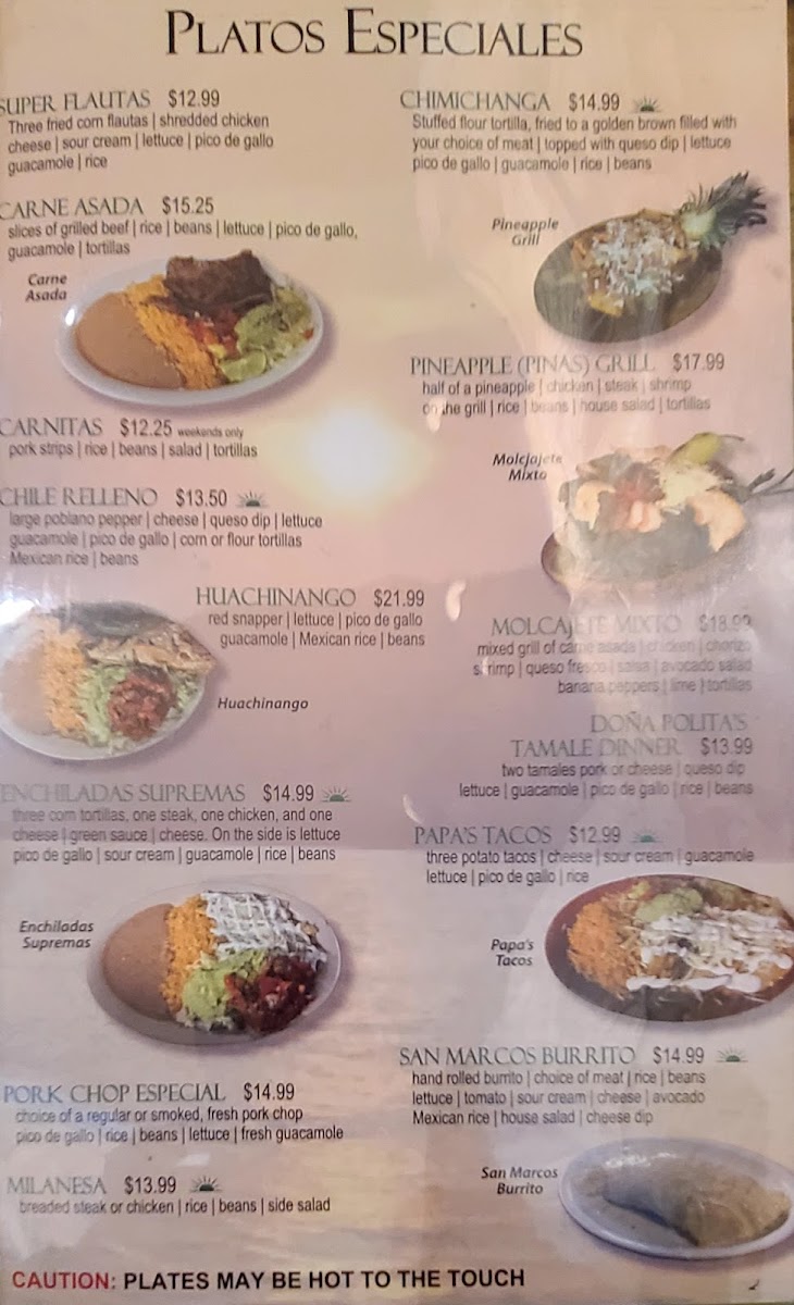 San Marcos Restaurant Menu - Image 5