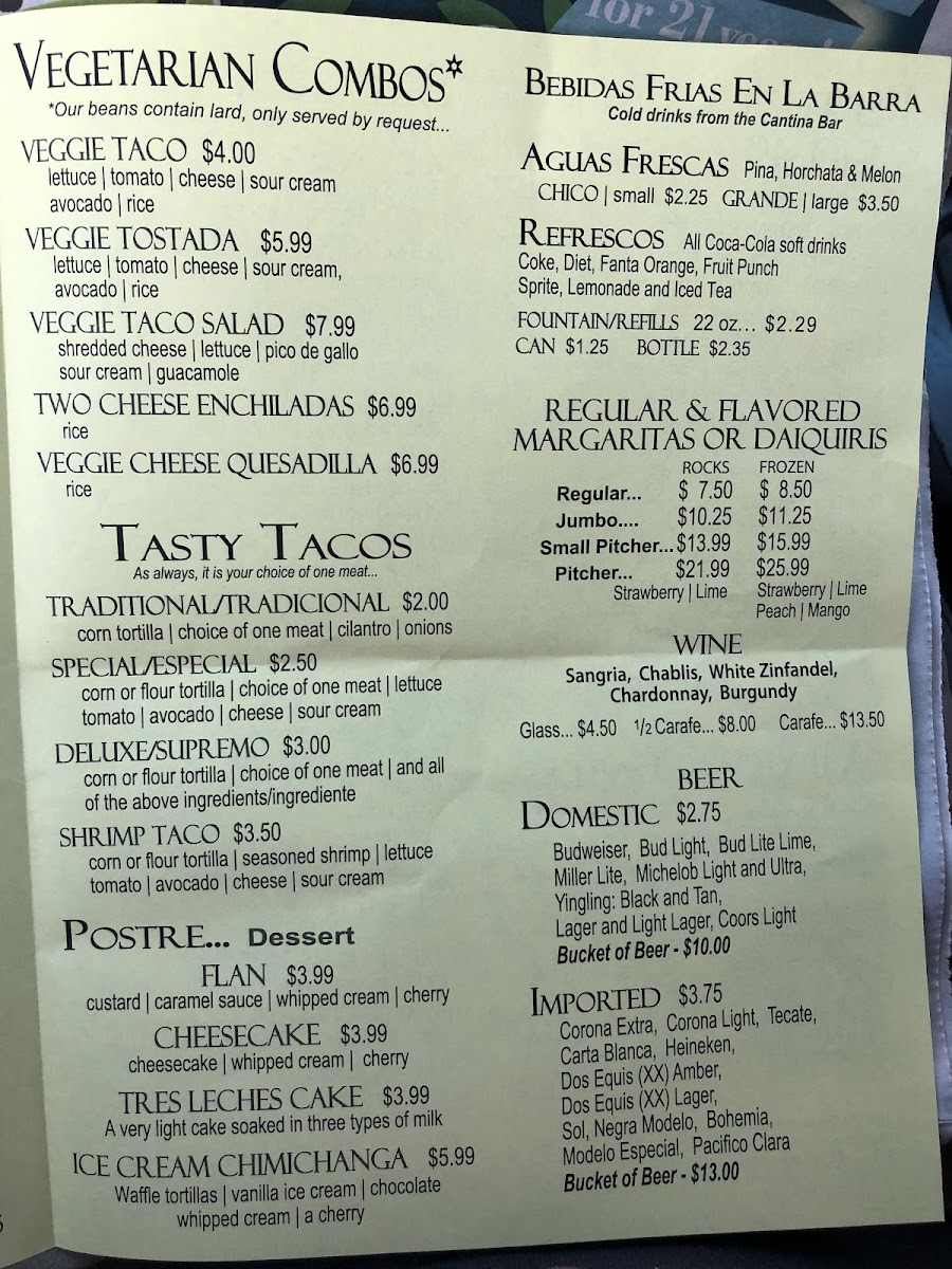San Marcos Restaurant Menu - Image 6